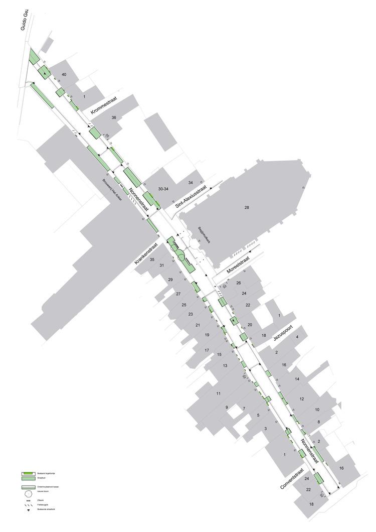 Kaart Zone 1 Nonnenstraat